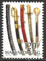 Hungary 2003. Scott #3845a (U) Swords And Scabbards - Usado