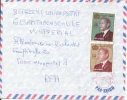 Morocco Air Mail Cover Sent To Germany 21-9-1989 - Cartas & Documentos