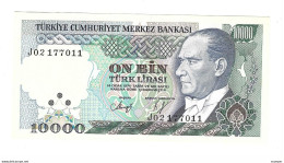 *turkey 10000 Lira 1982  199 Unc - Turchia