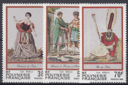 French Polynesia Polinesie 1985 Mi#431-433 Mint Never Hinged - Ongebruikt