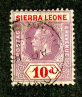 8210 BCXX 1912 Sierra Leone Scott # 114 Used Cv$22 - Sierra Leona (...-1960)