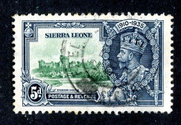 8211 BCXX 1935 Sierra Leone Scott # 168 Used Cv$20 - Sierra Leone (...-1960)