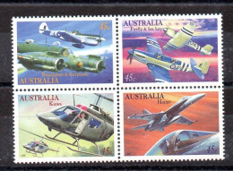 Australia Serie Nº Yvert 1487/90 ** AVIONES (PLANES) - Ungebraucht