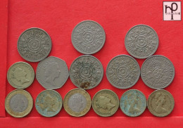 GREAT BRITAIN  - LOT - 14 COINS - 2 SCANS  - (Nº58001) - Collections & Lots