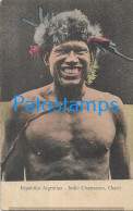 223026 ARGENTINA CHACO COSTUMES NATIVE INDIO CHAMACOCO POSTAL POSTCARD - Argentine