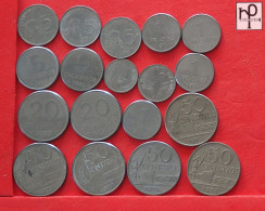 BRAZIL  - LOT - 18 COINS - 2 SCANS  - (Nº58008) - Collections & Lots