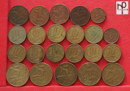 BRAZIL  - LOT - 22 COINS - 2 SCANS  - (Nº58012) - Collections & Lots