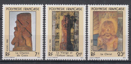 French Polynesia Polinesie 1983 Mi#372-374 Mint Hinged - Ungebraucht
