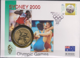Olympic 2000 - Wrestling - AUSTRALIA - Coin Letter - Verano 2000: Sydney