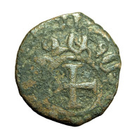 Cilician Armenia Medieval Coin Levon IV Pogh 19mm King / Cross 04363 - Armenien