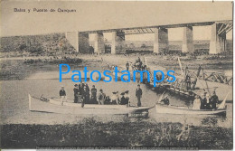 223040 ARGENTINA BUENOS AIRES QUEQUEN BALSA Y PUENTE BRIDGE POSTAL POSTCARD - Argentine