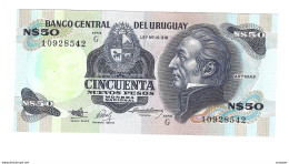 *urugauy 50 Pesos  1989   61a  Unc - Uruguay