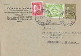 Bulgarie Entier Postal Pour L'Allemagne 1930 - Ansichtskarten