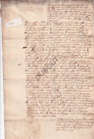 Lotenhulle/Nevele/Heerlijkheid Reybroeck - Manuscript 1679 -1729 - Extract Uit Register (V2910) - Manuskripte