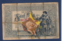 CPA Billet De Banque Bank Note Numismatique Circulé Cochon Pig - Monnaies (représentations)