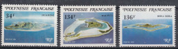 French Polynesia Polinesie 1981 Mi#336-338 MNG - Ungebraucht