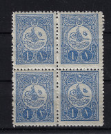 Turkey: Mi 103A Isf 306  Neuf **/MNH/Postfrisch 1910 4-block - Nuevos