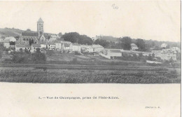 CPA Champagne Sur Oise Vue  Prise De L'Isle Adam - Champagne Sur Oise