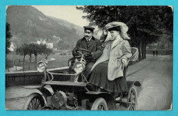 * Fantaisie - Fantasy (Transport - Oldtimer Voiture Car) * Homme Femme, Chauffeur, Piccolo, Ruppe Und Sohn Of Apolda - Taxis & Huurvoertuigen