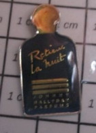 Pin's Pins / Beau Et Rare / PARFUMS / FLACON PARFUM JOHNNY HALLYDAY RETIENS-TOI LA NUIT - Parfum