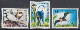 French Polynesia Polinesie 1980 Birds Mi#314-316 Mint Never Hinged - Ongebruikt