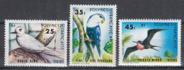 French Polynesia Polinesie 1980 Birds Mi#314-316 Mint Never Hinged - Unused Stamps