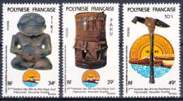 French Polynesia Polinesie 1980 Mi#309-311 Mint Never Hinged - Neufs