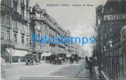 223069 ARGENTINA BUENOS AIRES AVENIDA DE MAYO CIRCULATED TO US POSTAL POSTCARD - Argentine