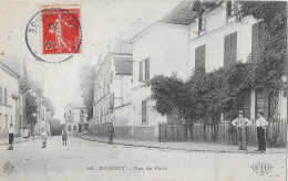 CPA Domont Rue De Paris - Domont