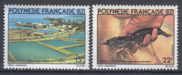 French Polynesia Polinesie 1980 Mi#306-307 Mint Never Hinged - Ongebruikt