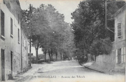 CPA Moisselles Avenue Ds Tilleuls - Moisselles