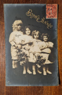 Carte Photo - Groupe D'enfants - Circulé En 1906 Oblitération De Mont De Marsan - Ohne Zuordnung