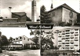 41527198 Wesel Rhein Ev. Kirche Kath. Kirche Tannen-Haeuschen Wesel - Wesel