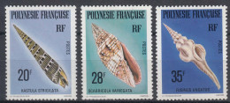 French Polynesia Polinesie 1979 Shells Mi#291-293 MNG - Ongebruikt