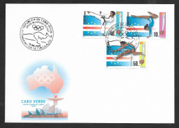 Cabo Verde Cap Vert Jeux Olympiques De Sydney Judo Course FDC 2000 Cape Sydney Olympic Games FDC - Cap Vert