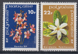 French Polynesia Polinesie 1979 Flowers Mi#272-273 Mint Never Hinged - Unused Stamps