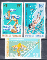 French Polynesia Polinesie 1971 Mi#130-132 Mint Never Hinged - Neufs