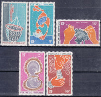 French Polynesia Polinesie 1970 Mi#115-119 Mint Never Hinged - Ongebruikt