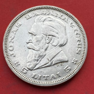 1936 Lithuania .750 Silver Coin 5 Litai,KM#82,3592 - Lituanie