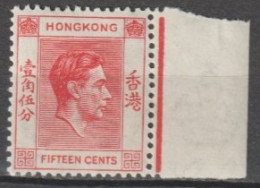 HONG KONG (CHINA) - 1938 - YVERT N°152 ** MNH   - COTE = 20++ EUR - Nuovi