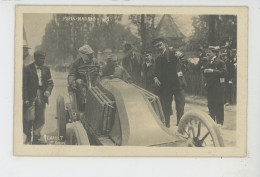 SPORT AUTOMOBILE - COURSE PARIS MADRID 1903 - BORDEAUX - RENAULT 1er Arrivé - Carte Photo Réalisée Par Photo SERENI - Rally