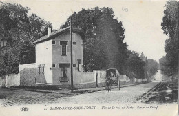 CPA Saint Brice Sous Fôret Fin De La Rue De Paris Route De Piscop - Saint-Brice-sous-Forêt