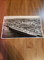 Grande Photo Lapie - Annee 1958 - 76 - Le Havre La Gare Maritime - Ohne Zuordnung