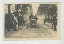 SPORT AUTOMOBILE - COURSE PARIS MADRID 1903 - BORDEAUX - Arrivée De BARRAS - Carte Photo Réalisée Par Photo SERENI - Rallye