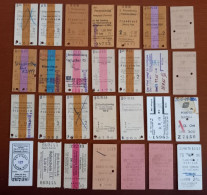 #49  LOT 28  Railway And Tram Tickets - Europe