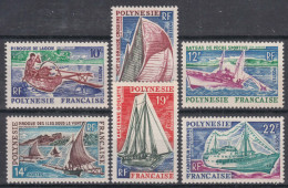 French Polynesia Polinesie 1966 Mi#56-61 Mint Never Hinged - Neufs