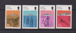 SOUTH GEORGIA    1976    50th  Anniv  Of  Discovery  Investigations    Set  Of  4    MH - Zuid-Georgia