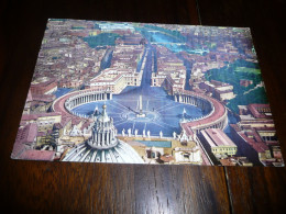 CARTE POSTALE MODERNE CPM ITALIE ROME ROMA VATICAN PLACE ST. PIERRE PIAZZA S. PIETRO ECRITE AVEC TIMBRE 1973 - San Pietro