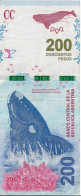 BILLETE DE ARGENTINA DE 200 PESOS DEL AÑO 2016  (BANKNOTE) BALLENA-WHALE - Argentinien