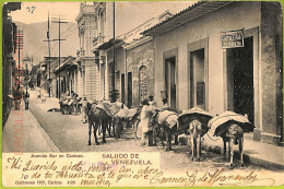 Af2958 - VENEZUELA - VINTAGE POSTCARD - Caracas - Avenida Sur - Venezuela